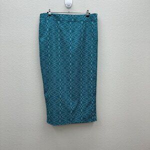 RipSkirt Hawaii Playa Print Wrap Stretch Skirt Womens size XL